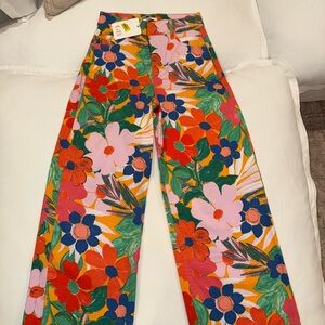 Gianni Bini Colorful Floral Pants